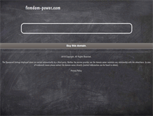 Tablet Screenshot of femdom-power.com